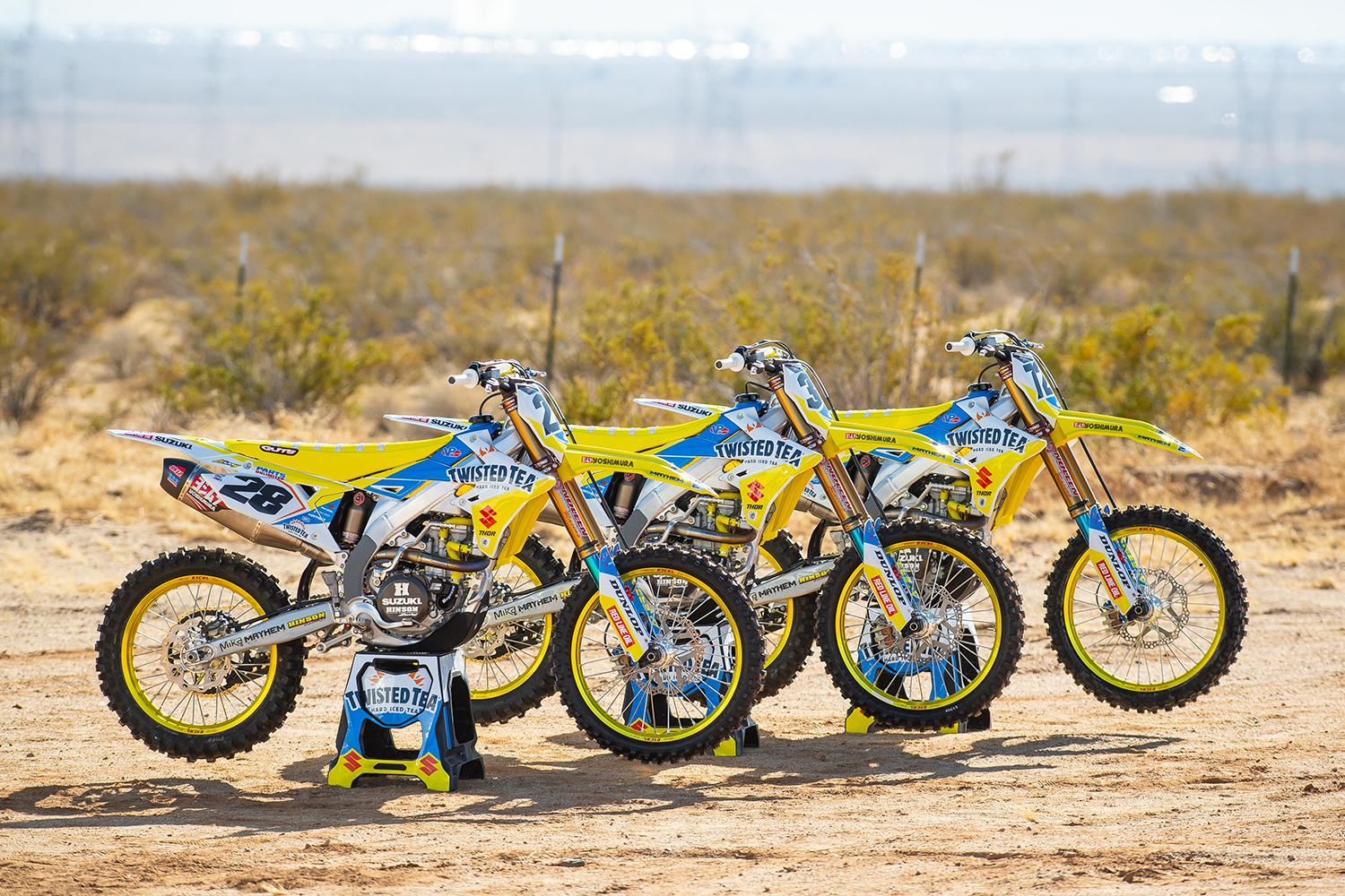 First Look at the Twisted Tea Suzuki Factory Racing Team Swapmoto Live