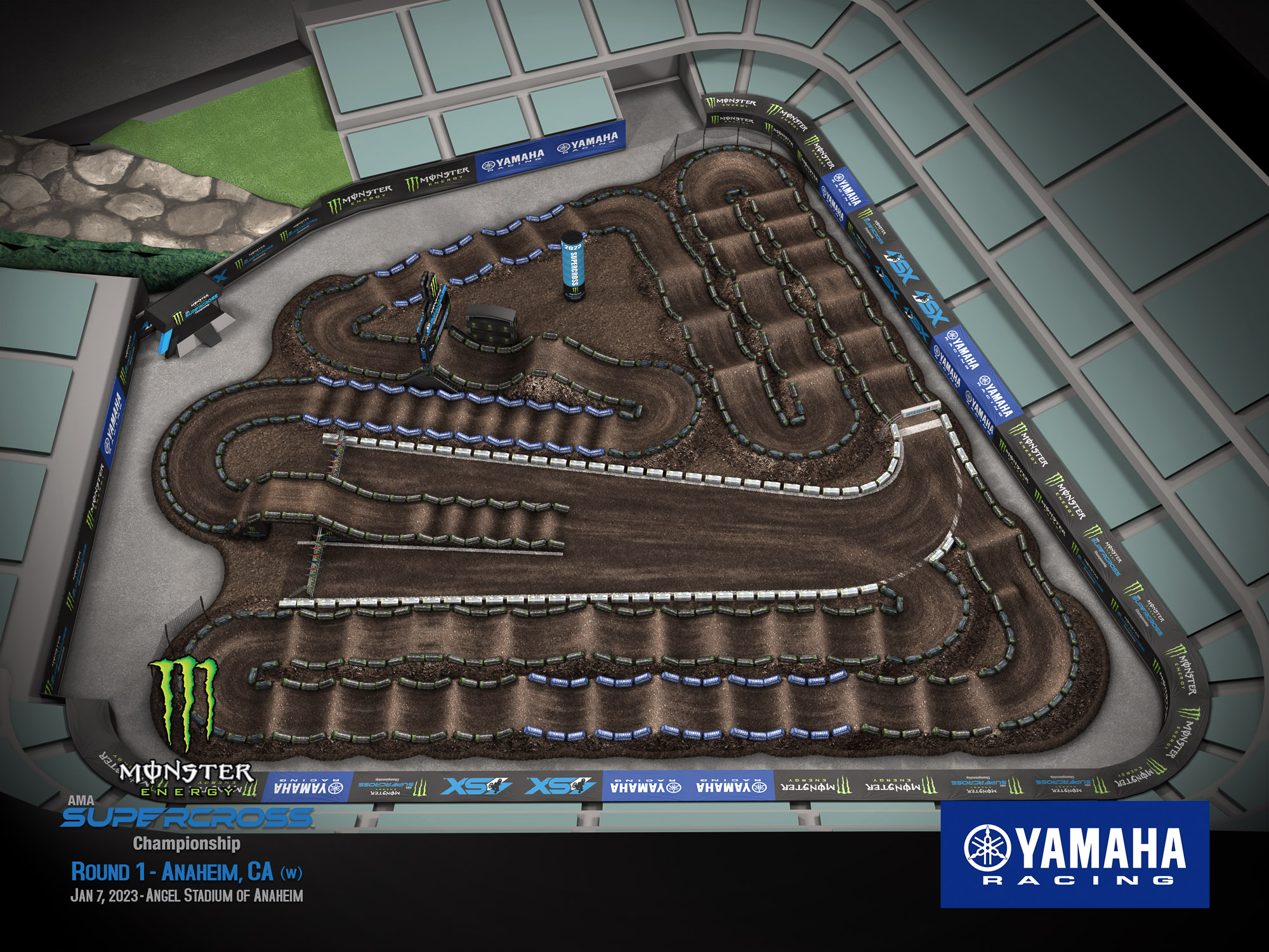 2023 Monster Energy Supercross Track Maps & Race Details Swapmoto Live