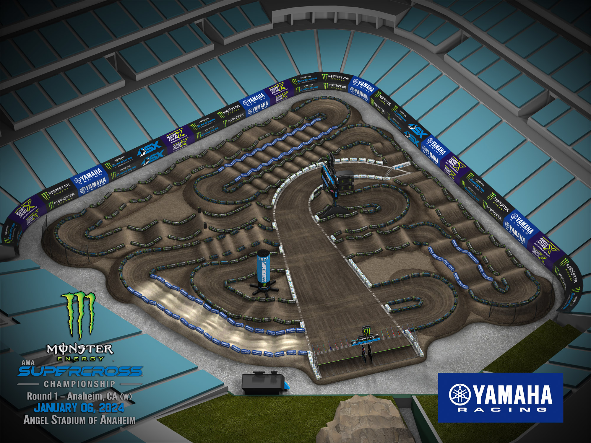 2024 Monster Energy Supercross Championship Track Maps Swapmoto Live