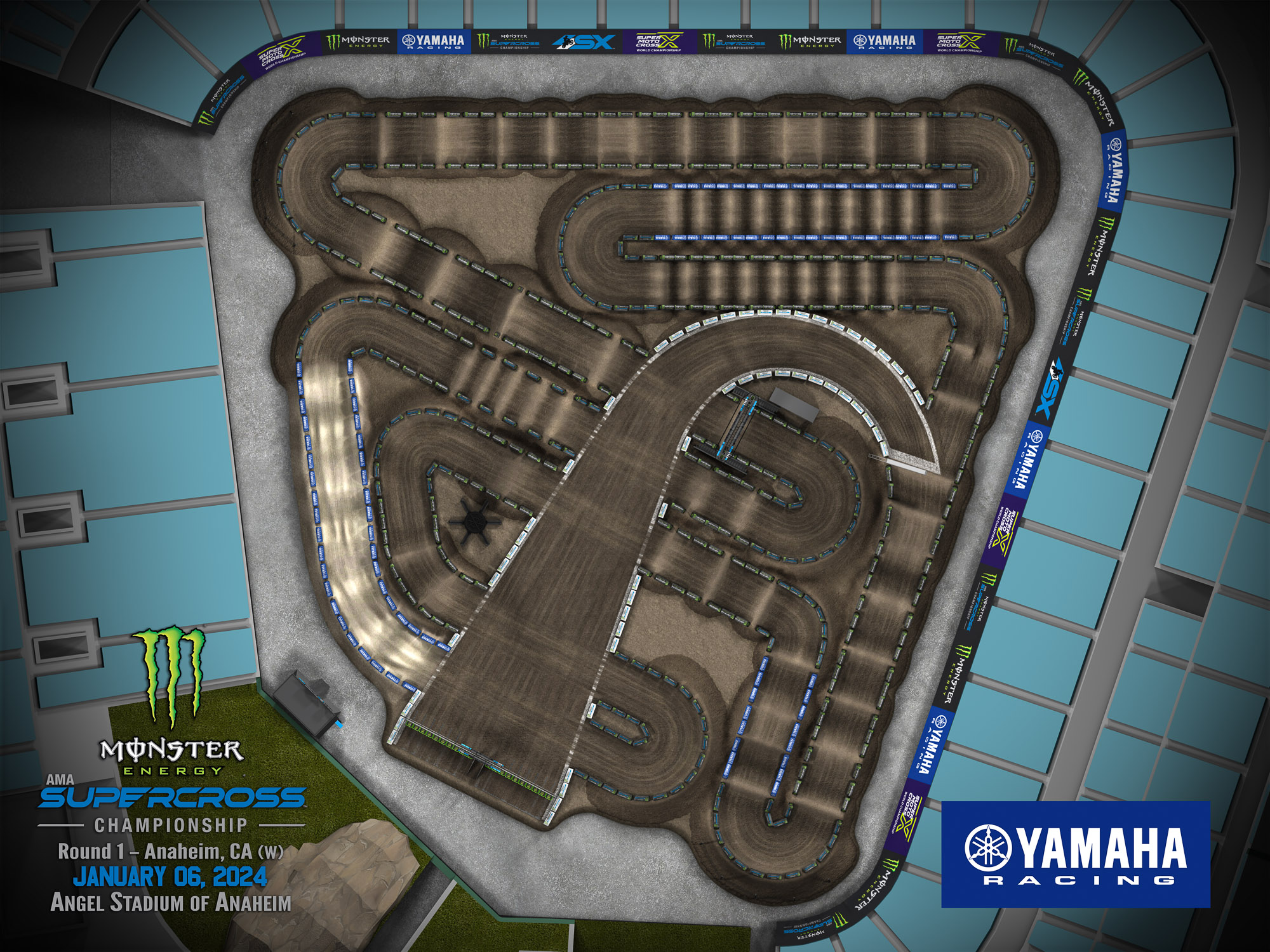 2024 Monster Energy Supercross Championship Track Maps Swapmoto Live