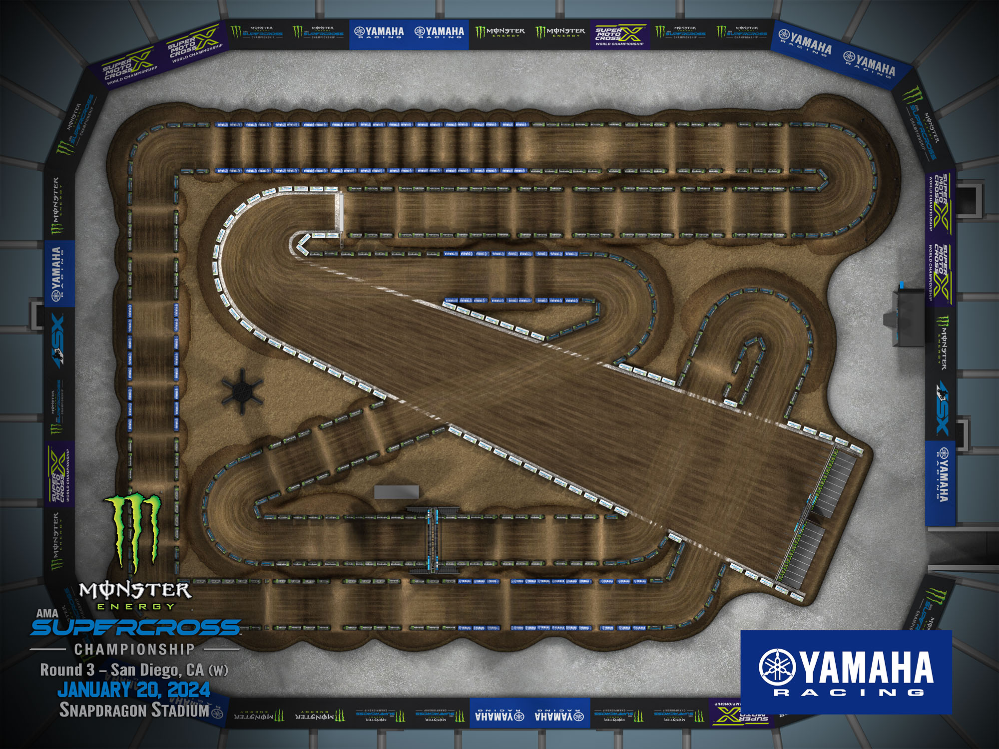 2024 Monster Energy Supercross Championship Track Maps Swapmoto Live